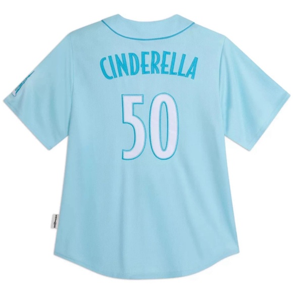 NWOT Disney Parks 2025 Princess Cinderella Baseball Jersey 2XL